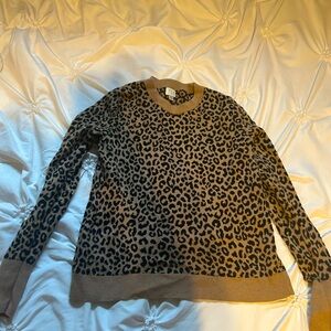Cheetah Print Sweater